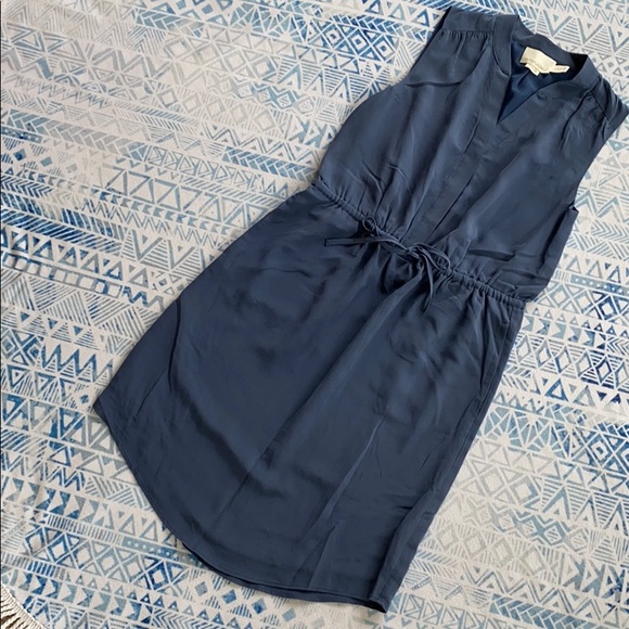 Cynthia Rowley | Dresses | Cynthia Rowley Blue Silk Dress | Poshmark